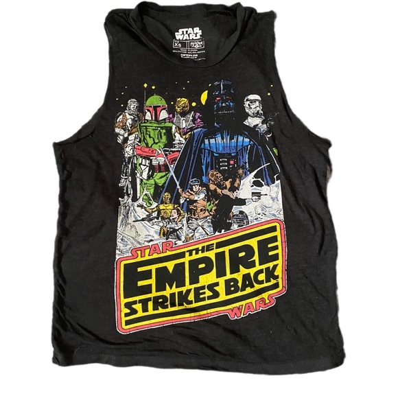 STAR WARS The Empire Strikes Back Movie Poster Women’s “Muscle” Tank Top Size XS - Picture 1 of 4